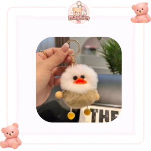 Móc khoá lông con vịt