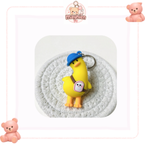 Móc khoá mô hình Duckling những chú vịt trắng